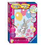 Ravensburger Schilderen op Nummer Konijn met Glitters