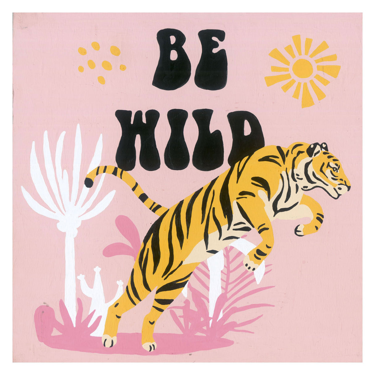 Schilderen op nummer - be wild