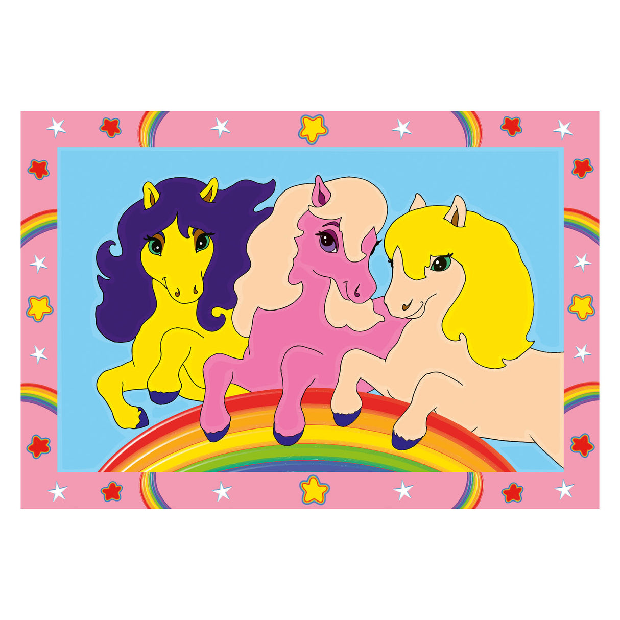 Ravensburger creart schilderen op nummer - springende pony's