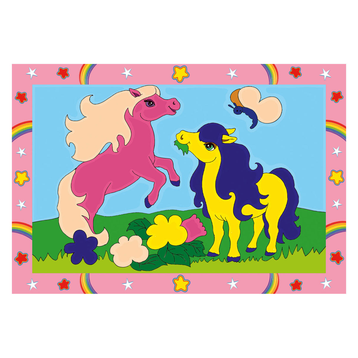 Ravensburger creart schilderen op nummer - springende pony's