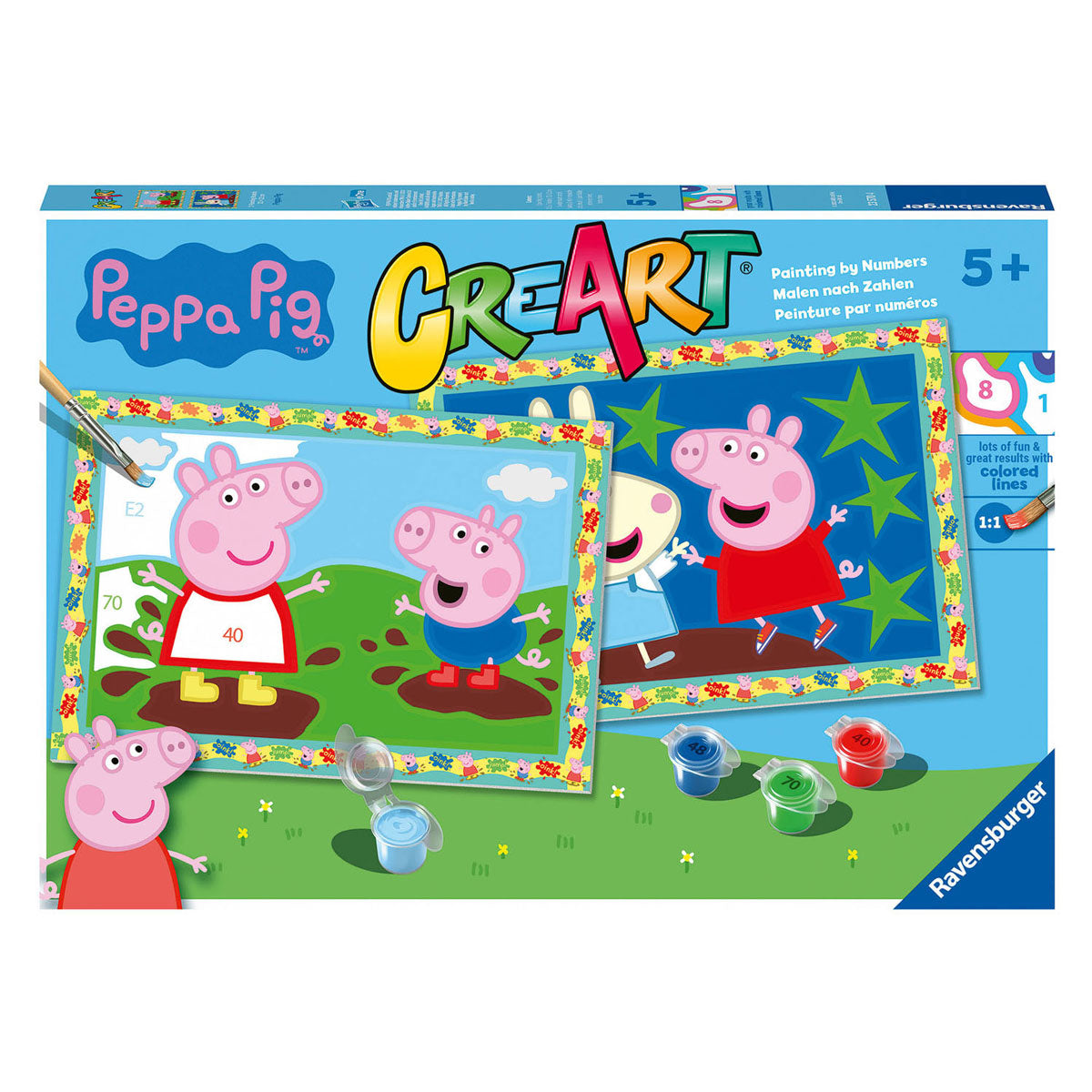Ravensburger creart schilderen op nummer peppa pig