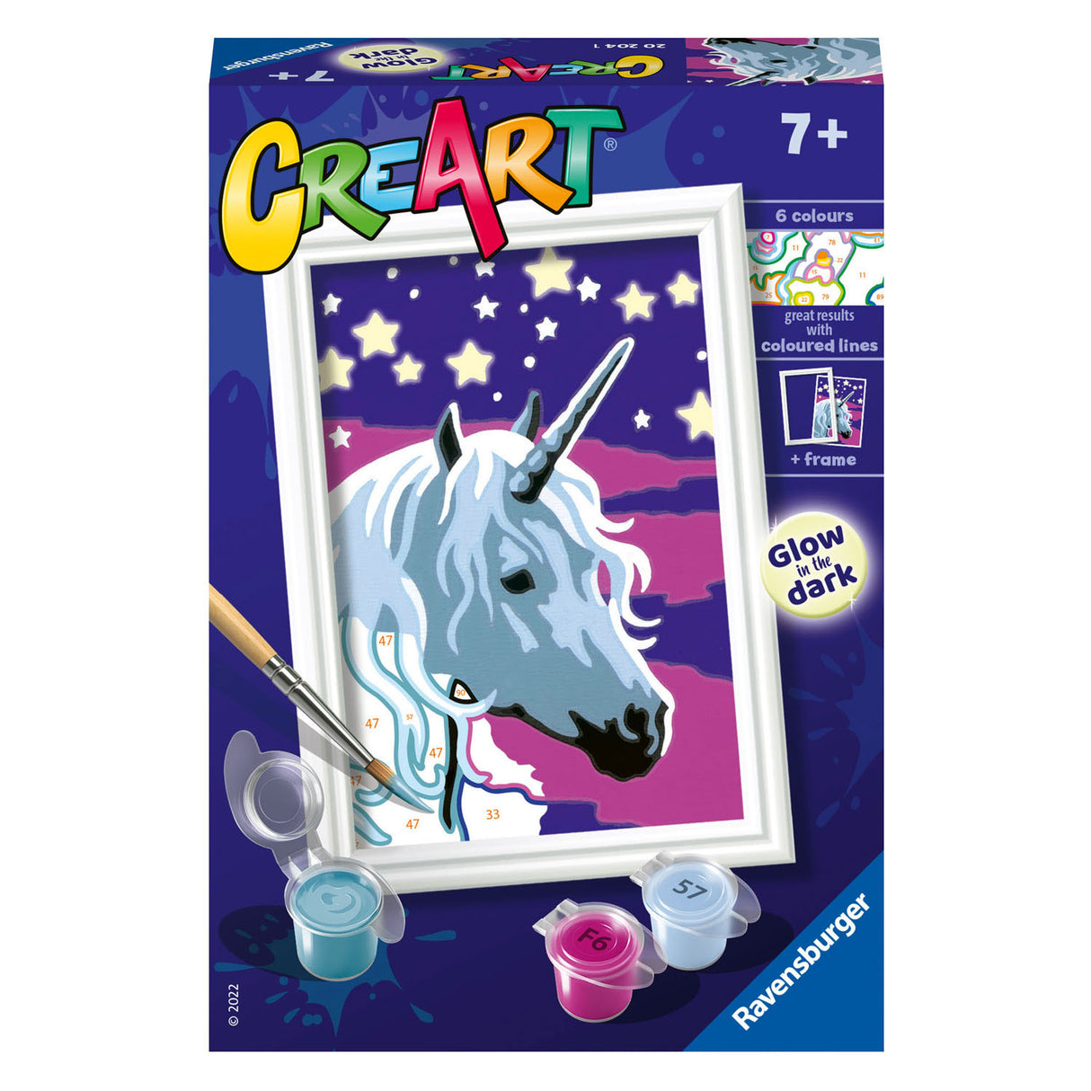 Ravensburger creart schilderen op nummer - eenhoorn dromen