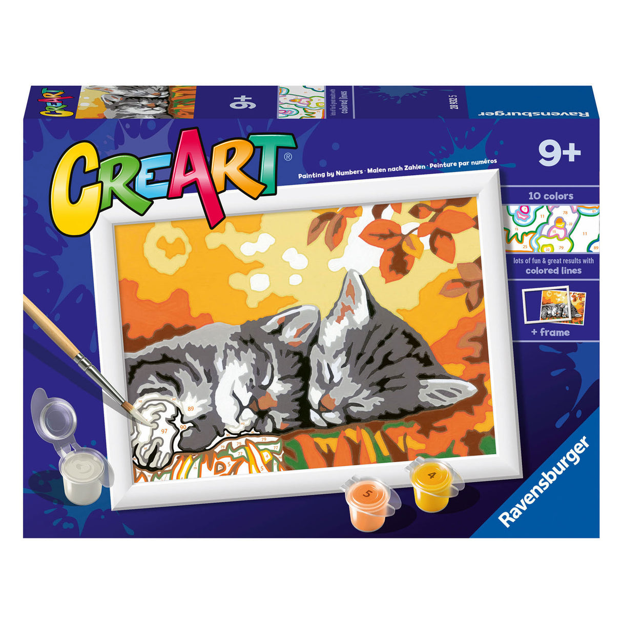 Ravensburger creart schilderen op nummer - herfst katjes
