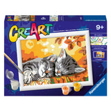 Ravensburger creart schilderen op nummer - herfst katjes