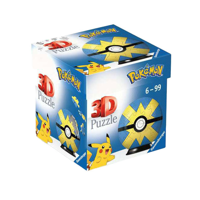 Ravensburger 3d puzzel pokémon quick ball, 54st.