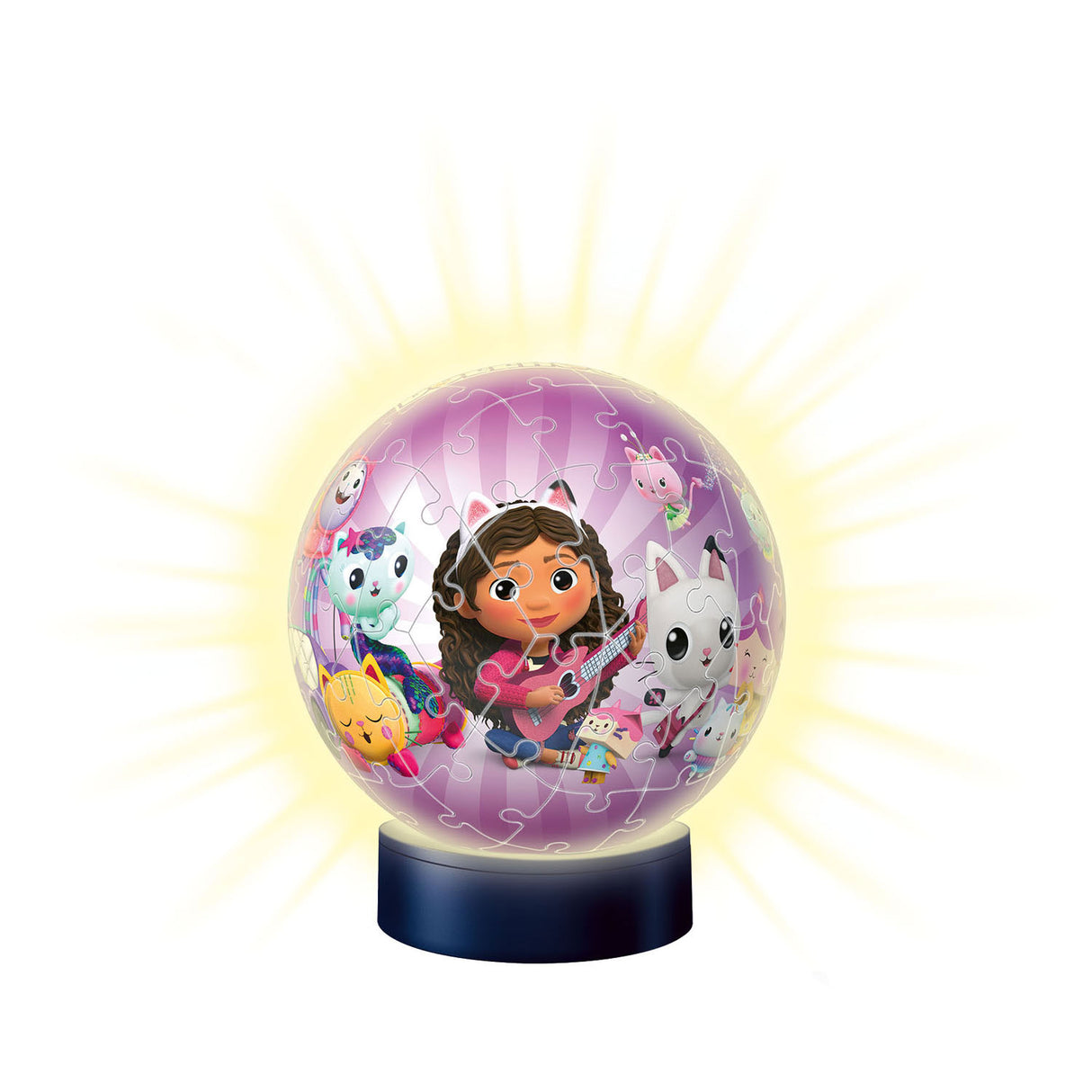 Ravensburger 3d puzzel gabby's poppenhuis nachtlamp, 72st.