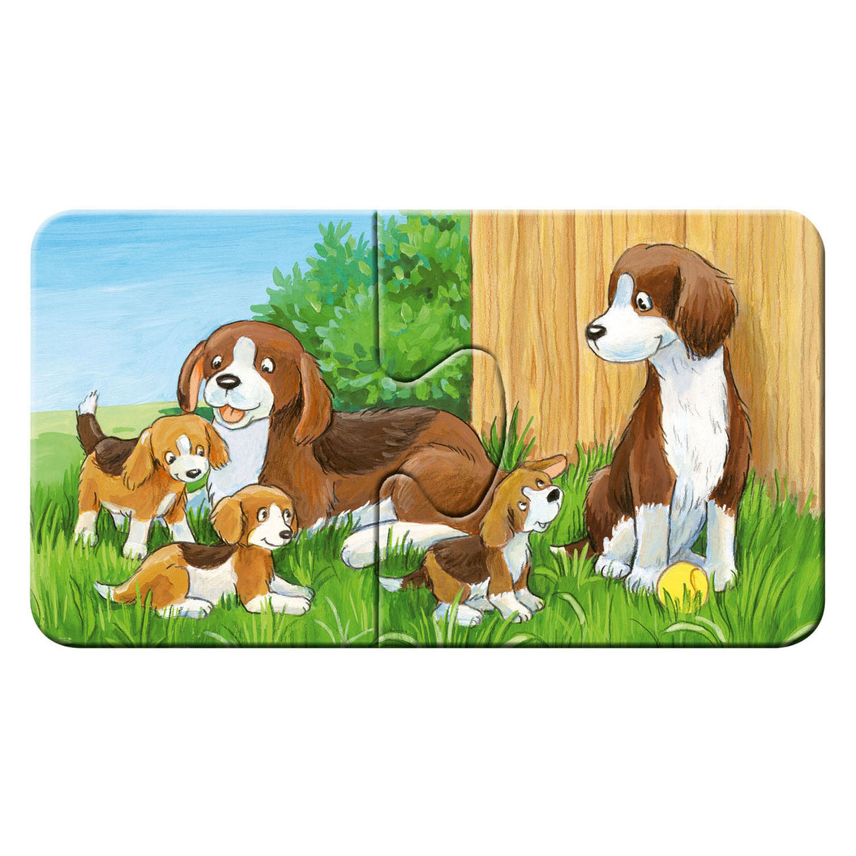 Ravensburger dierenfamilies op de boerderij, 9x2st.