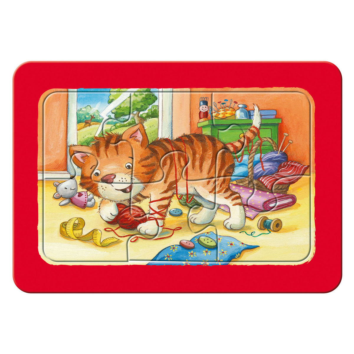 Ravensburger legpuzzel mijn dierenvriendjes, 3x6st.