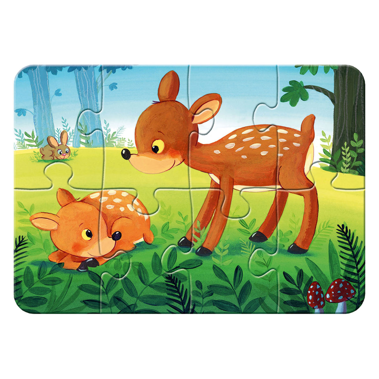 Ravensburger legpuzzel kleine dierenfamilies, 4in1