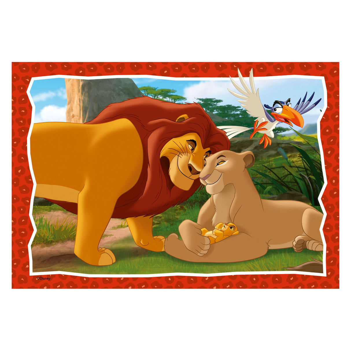 Ravensburger legpuzzel lion king, 2x24st.