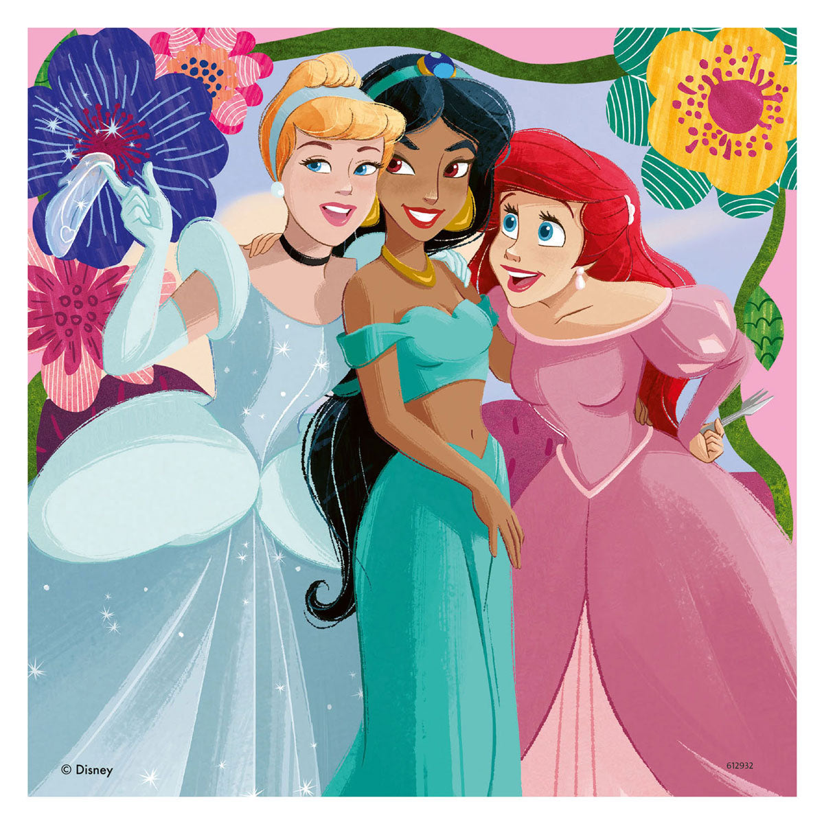 Ravensburger legpuzzel disney prinses, 3x49st.