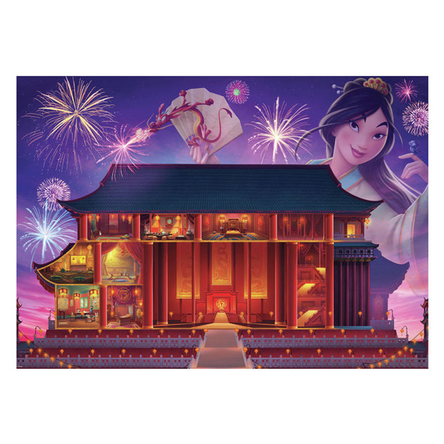 Ravensburger legpuzzel disney castles mulan, 1000st.