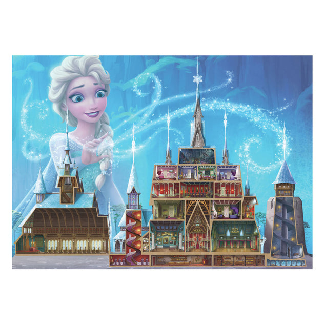 Ravensburger legpuzzel disney castles elsa, 1000st.