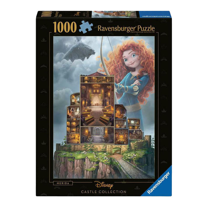 Ravensburger legpuzzel disney castles merida, 1000st.