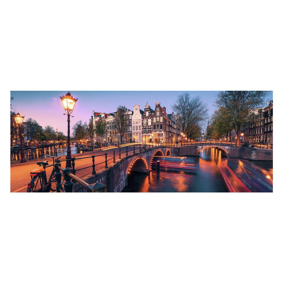 Ravensburger legpuzzel avond in amsterdam, 1000st.