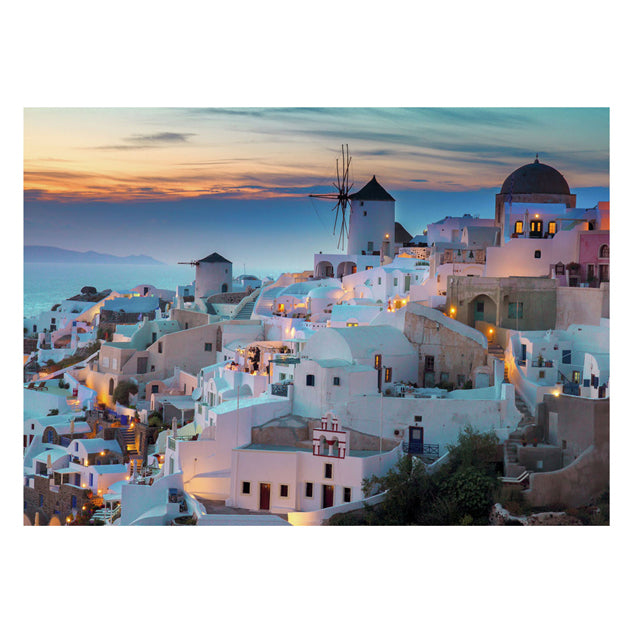 Ravensburger legpuzzel avond in santorini, 1000st.