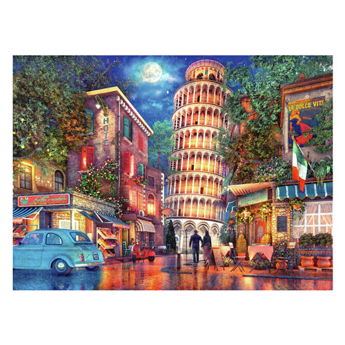 Ravensburger legpuzzel avond in pisa, 500st.