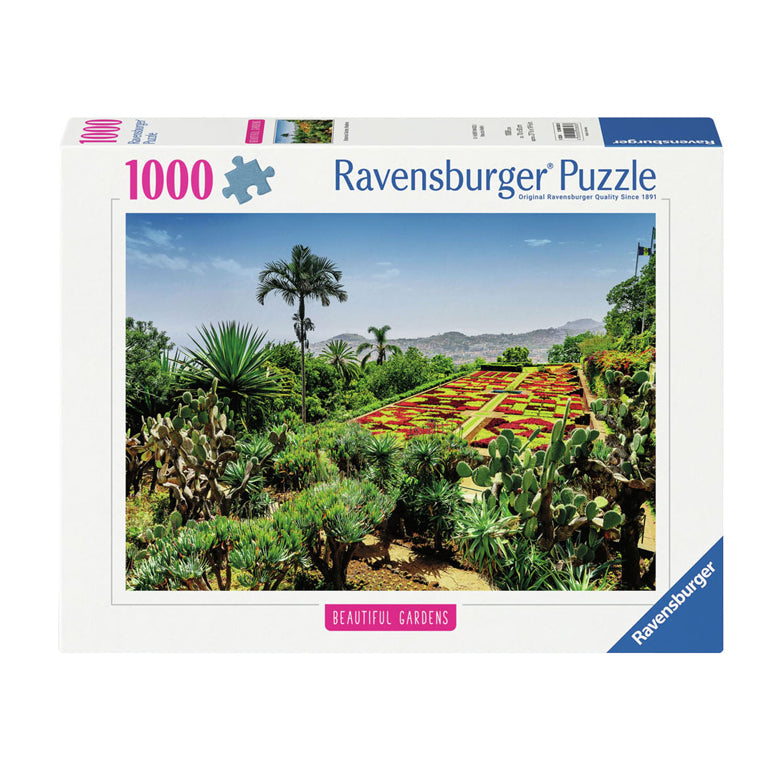 Ravensburger legpuzzel botanical garden, madeira, 1000st.