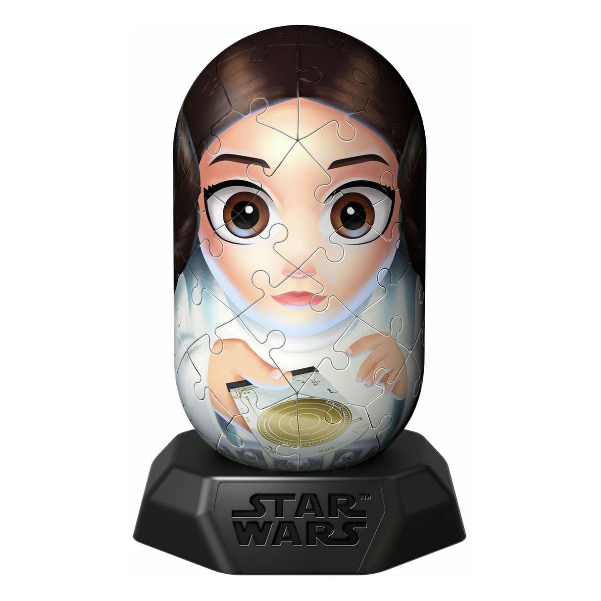 Ravensburger 3d puzzel hylkies star wars princess leia, 54st.