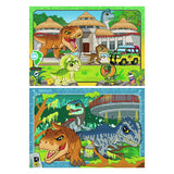 Ravensburger legpuzzel jurassic world explorers, 2x24st.