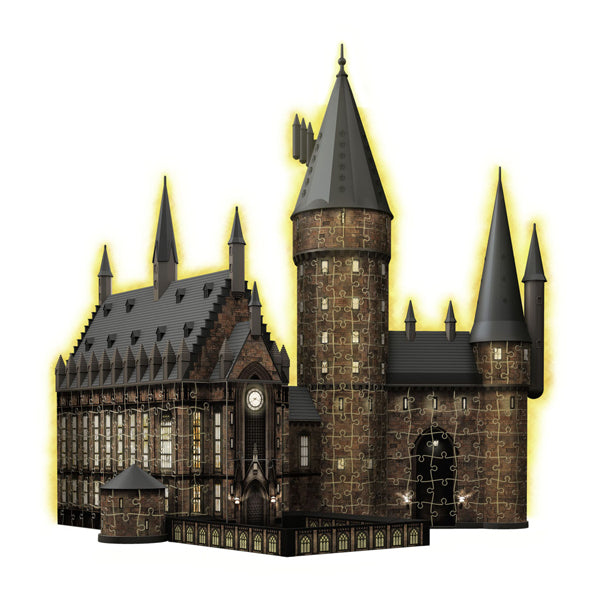Ravensburger 3d puzzel harry potter hogwarts the great hall (night edition), 540st.