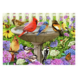 Ravensburger legpuzzel bij het vogelbadje, 500st.