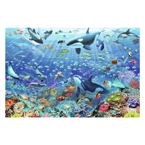 Ravensburger legpuzzel kleurrijke onderwaterwereld, 3000st.