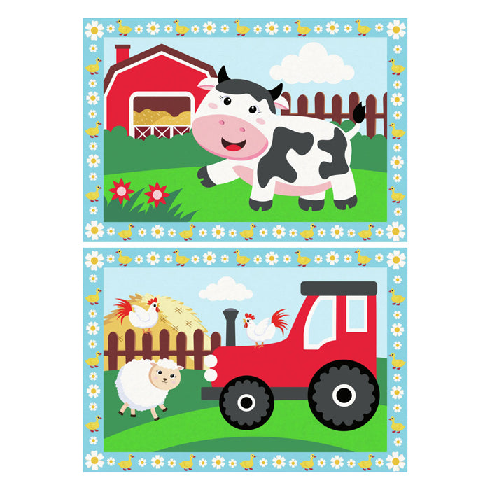 Ravensburger creart schilderen op nummer - tractor with scenery