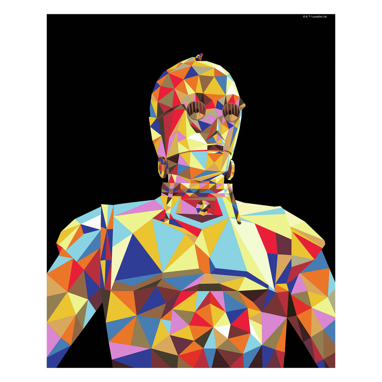 Ravensburger creart schilderen op nummer - star wars - c-3po