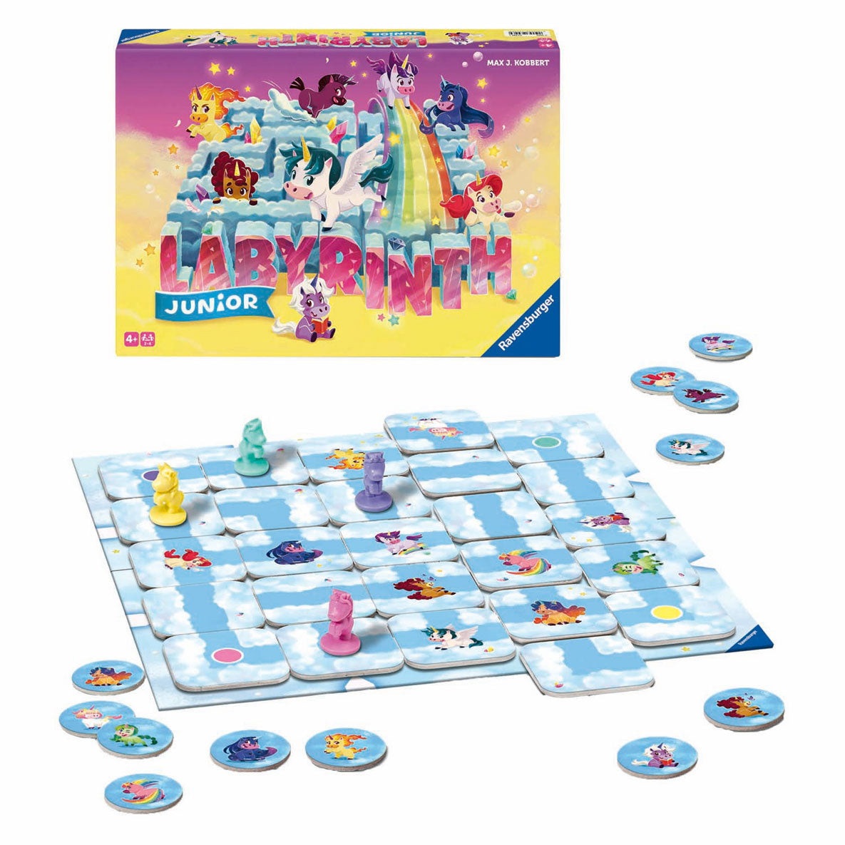 Ravensburger junior labyrinth bordspel eenhoorn