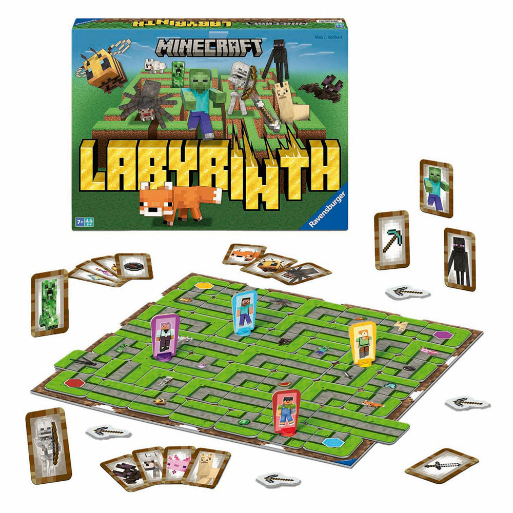 Ravensburger labyrint bordspel minecraft