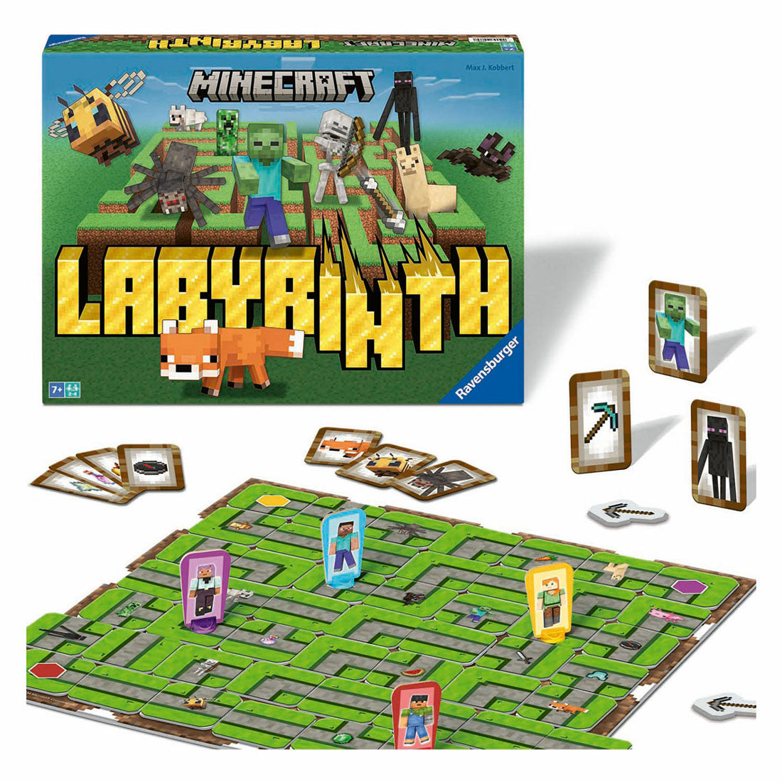 Ravensburger labyrint bordspel minecraft