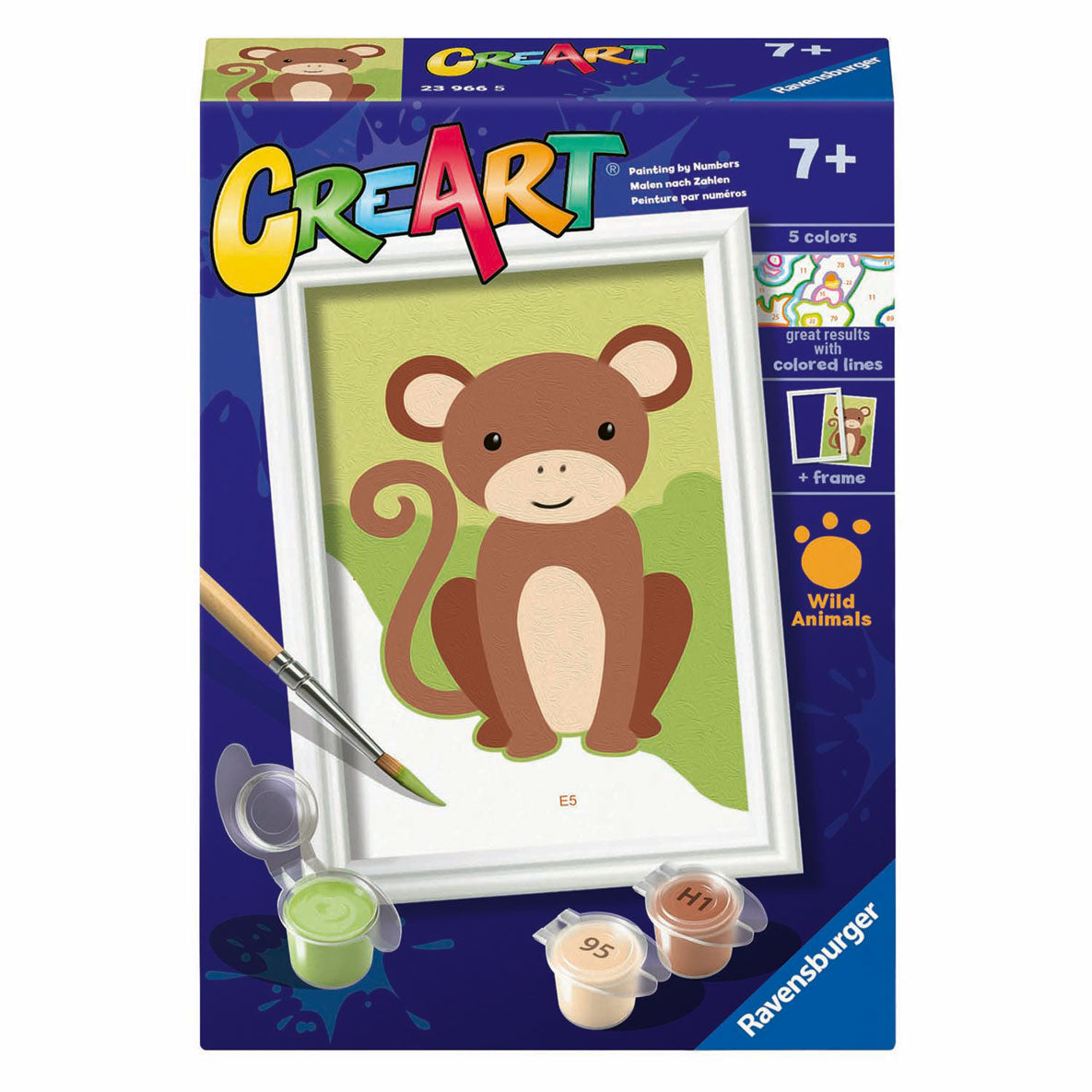 Ravensburger creart schilderen op nummer - aap