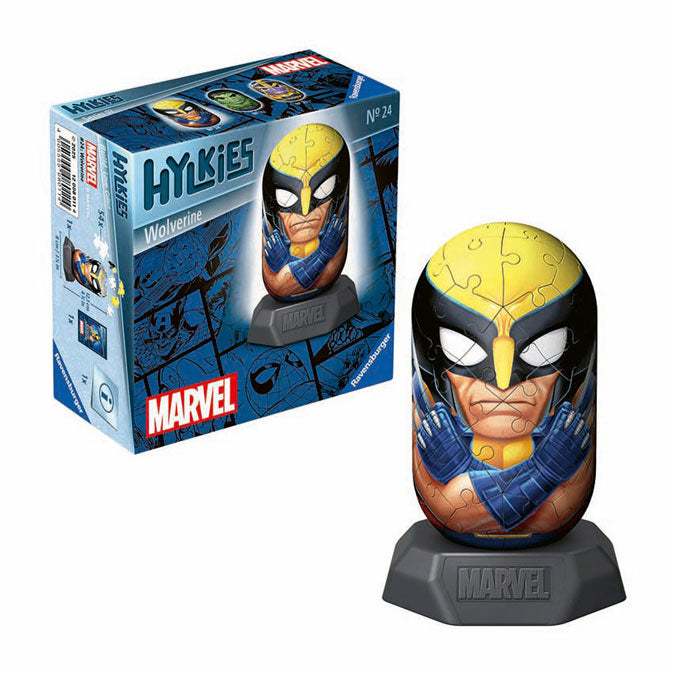 Ravensburger 3d puzzel hylkies marvel wolverine, 54st.
