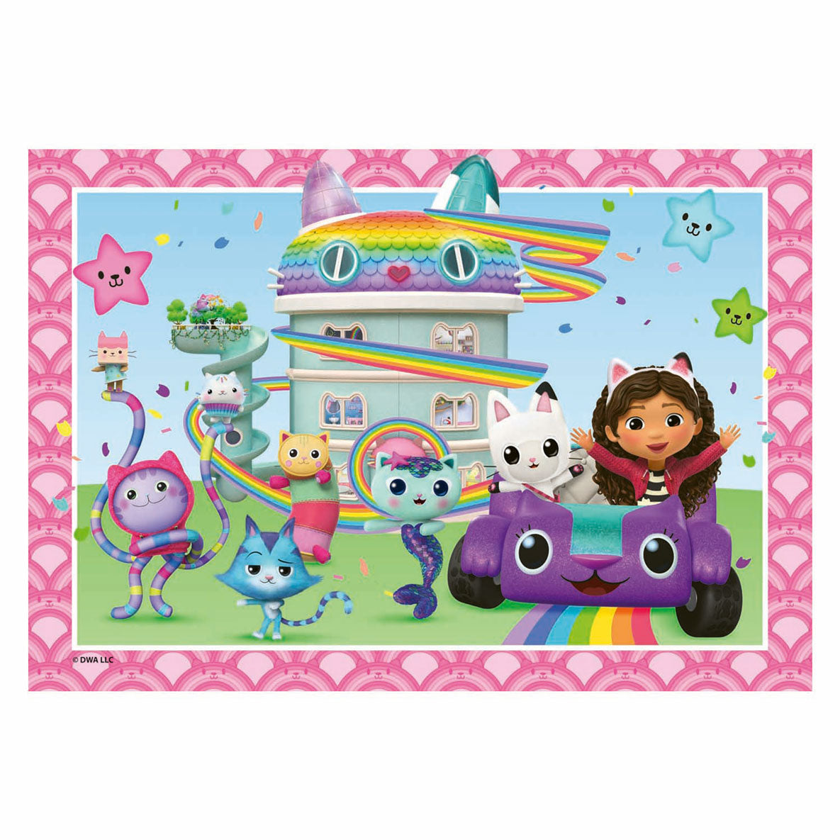 Ravensburger legpuzzel gabby's poppenhuis, 2x24st.