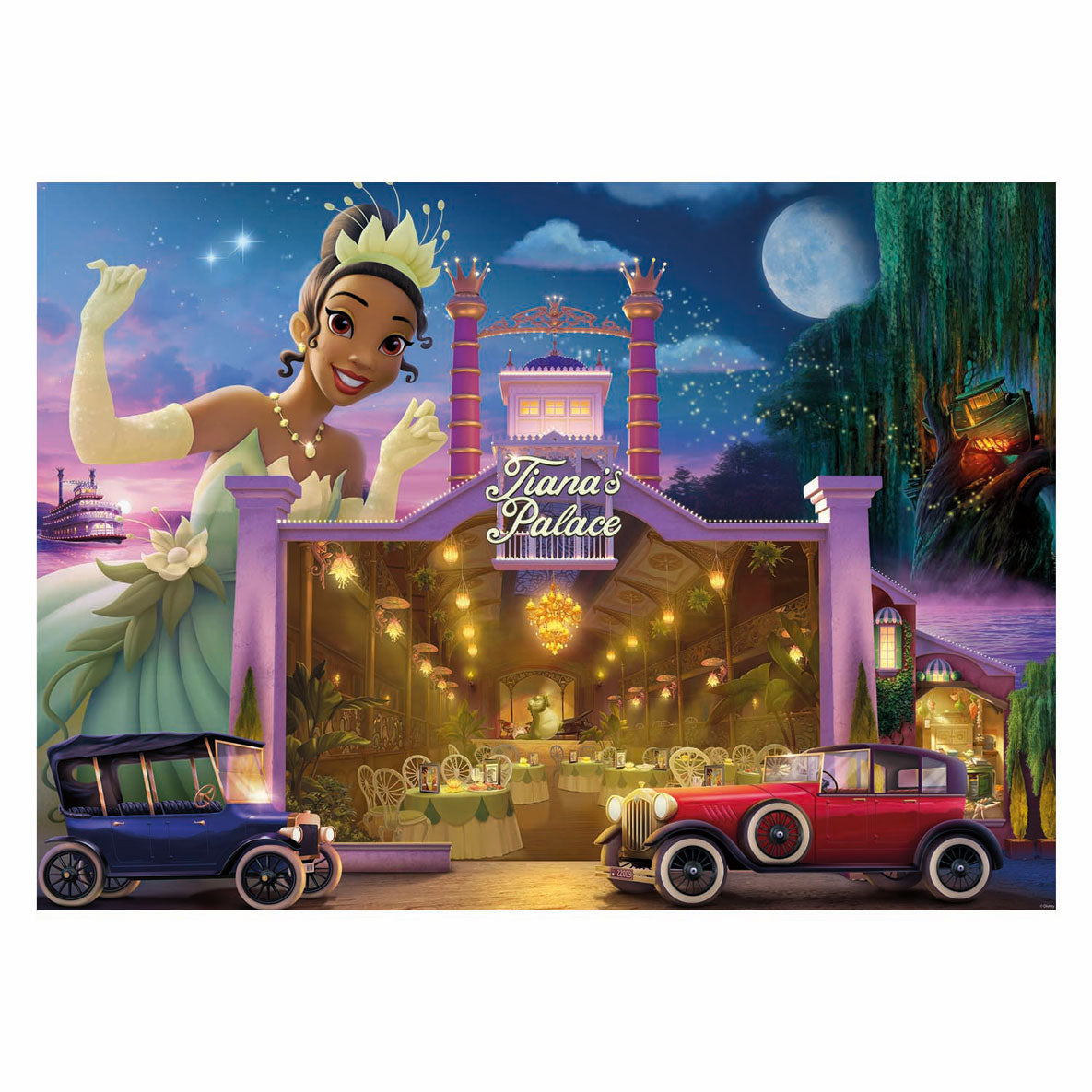Ravensburger legpuzzel disney castles tiana, 1000st.