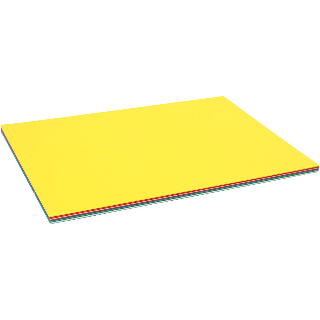 Creativ company lentekarton, a4, vel 210x297 mm, 180 gr, diverse kleuren, 30 div vellen 1 doos