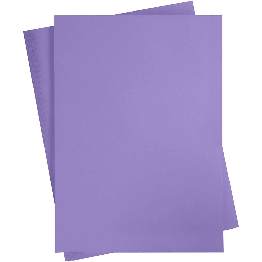 Creativ company gekleurd karton, a2, vel 420x594 mm, 180 gr, paars, 10 vel 1 doos
