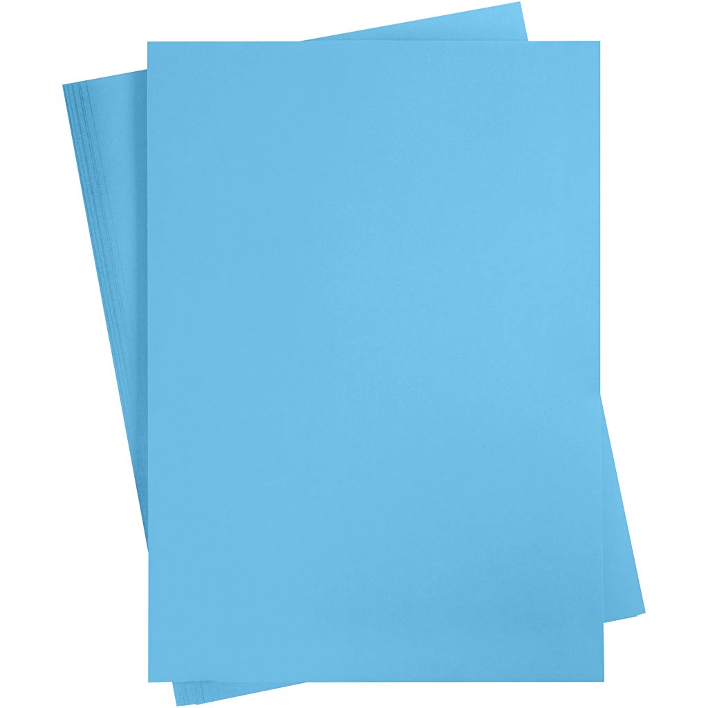Creativ company gekleurd karton, a2, vel 420x594 mm, 180 gr, blauw, 10 vel 1 doos