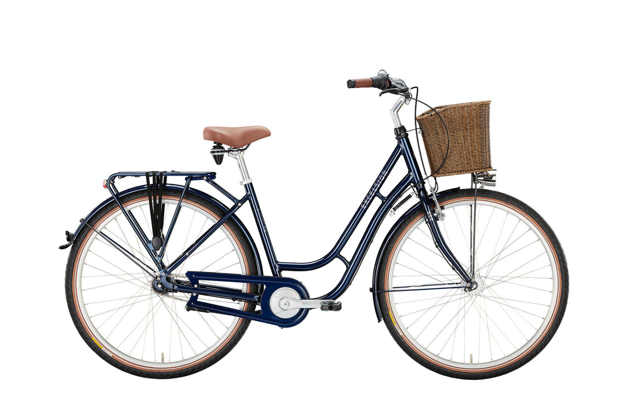 Excelsior stadsfiets swan-retro alu mod. 24 bike exce.swan-retro alu 26 45 tour 3sp dark blue