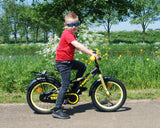 Volare Thombike Kinderfiets - Jongens - 16 inch - Zwart Geel