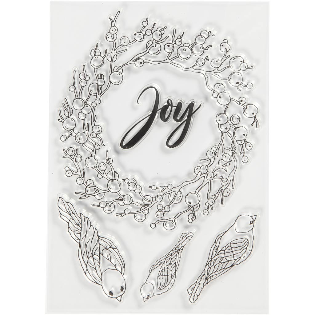 Viva decor silicone stempels, joy, afm 10,5x15 cm, 1 vel