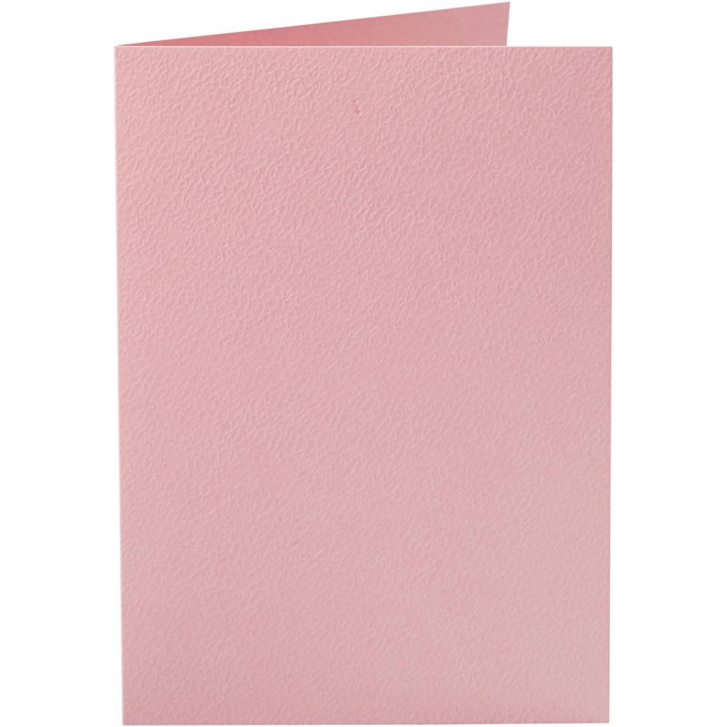 Creativ company kaarten, afmeting kaart 10,5x15 cm, 220 gr, roze, 10 stuk 1 doos