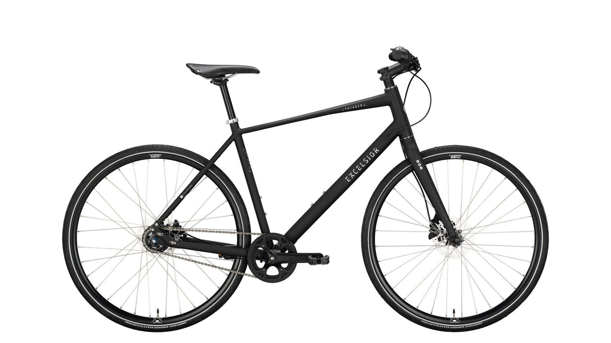 Excelsior urbanfiets trigger (#1) bike excels.trigger 28 58 diam. 8sp black matt