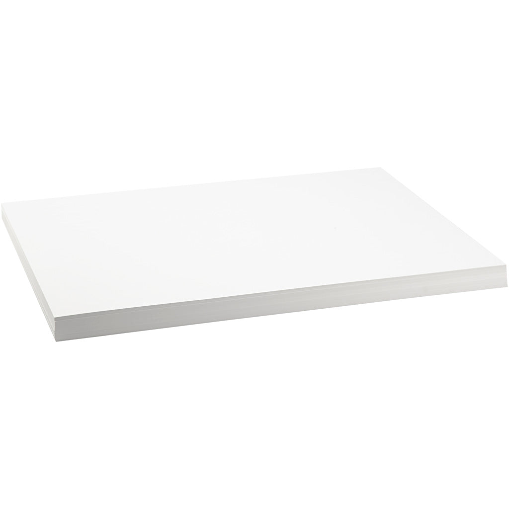 Creativ company gekleurd karton, a2, vel 420x594 mm, 250 gr, wit, 100 vel 1 doos