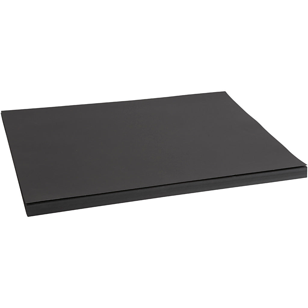 Creativ company gekleurd karton, a2, vel 420x594 mm, 200 gr, zwart, 100 vel 1 doos