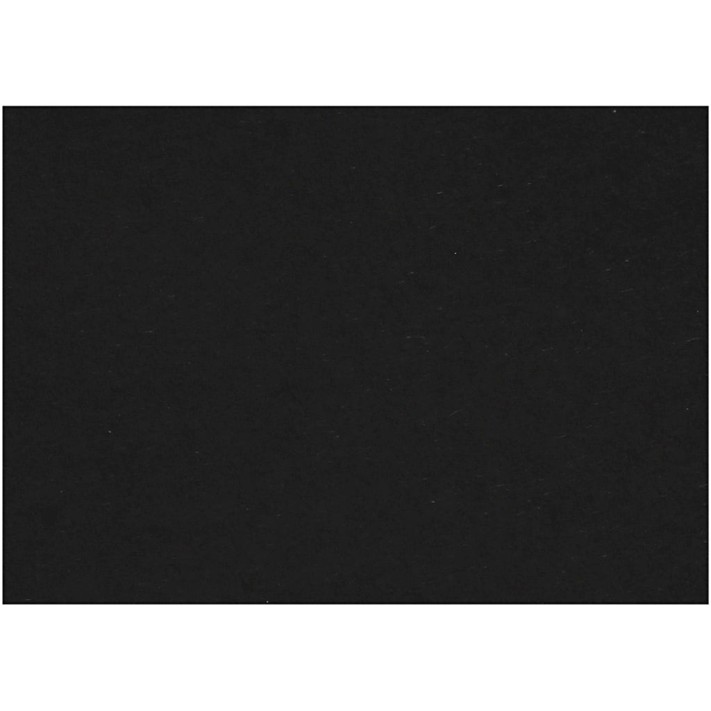 Creativ company gekleurd karton, a4, vel 210x297 mm, 200 gr, zwart, 100 vel 1 doos