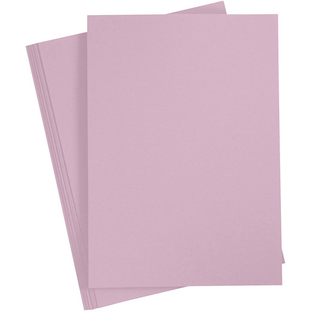 Creativ company papier, a4, vel 210x297 mm, 80 gr, lichtpaars, 20 stuk 1 doos
