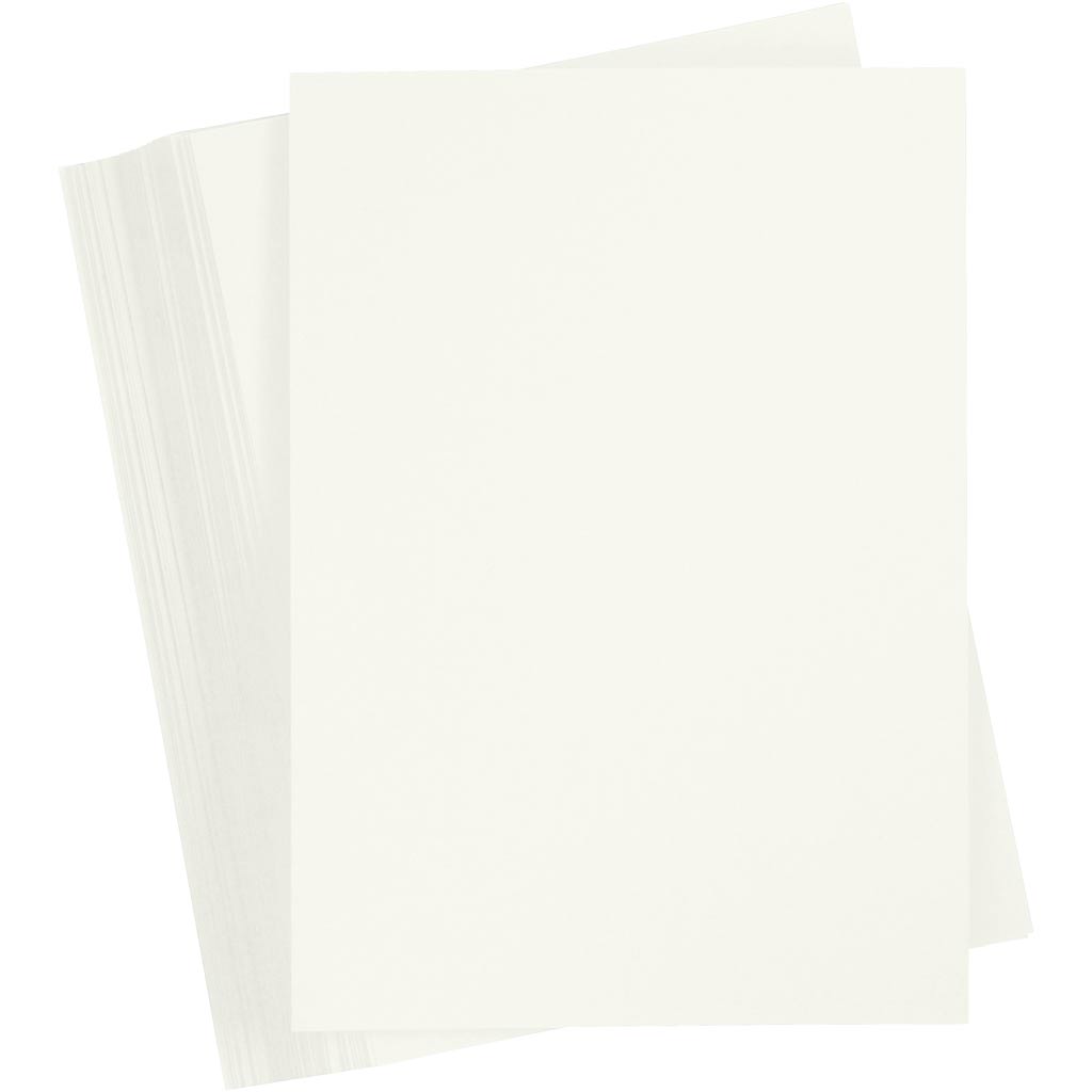 Creativ company gekleurd karton, a6, vel 105x148 mm, 180 gr, off-white, 100 vel 1 doos