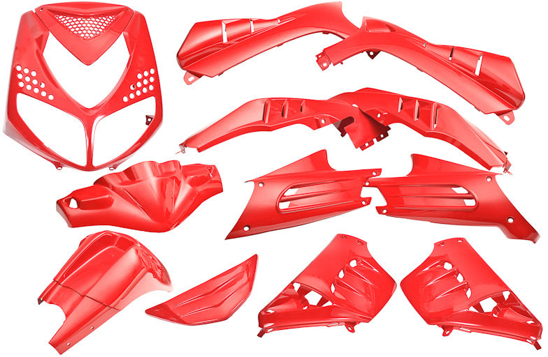 Edge plaatset 13-delig voor peugeot speedfight 2 - ferrari rood